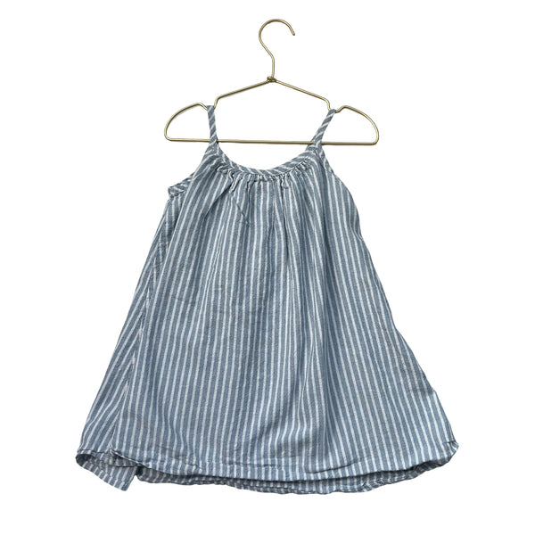 Baby Gap Blue Striped Linen-Blend Dress - Size 4
