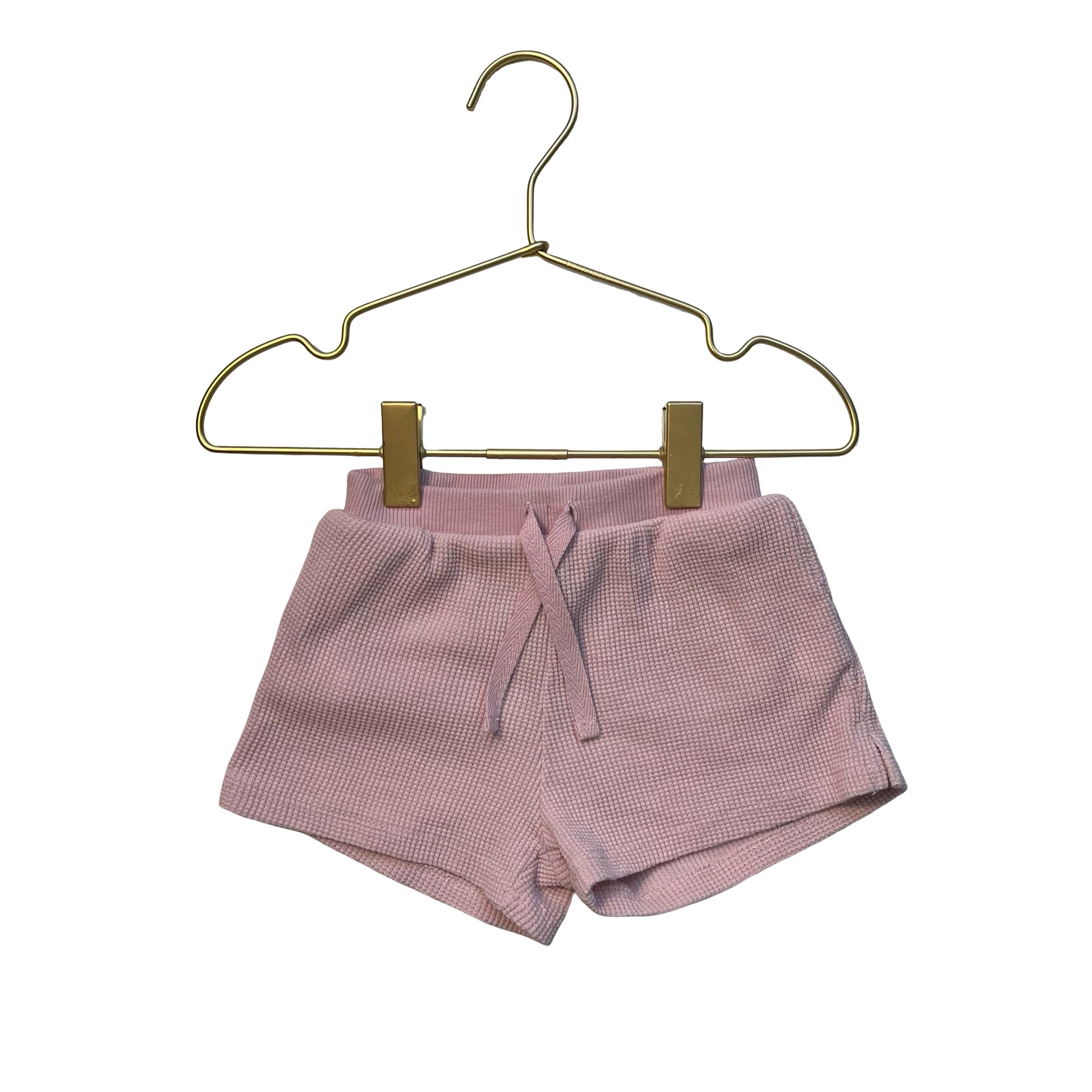 Zara Pink Waffle Shorts - Size 12-18 Mo