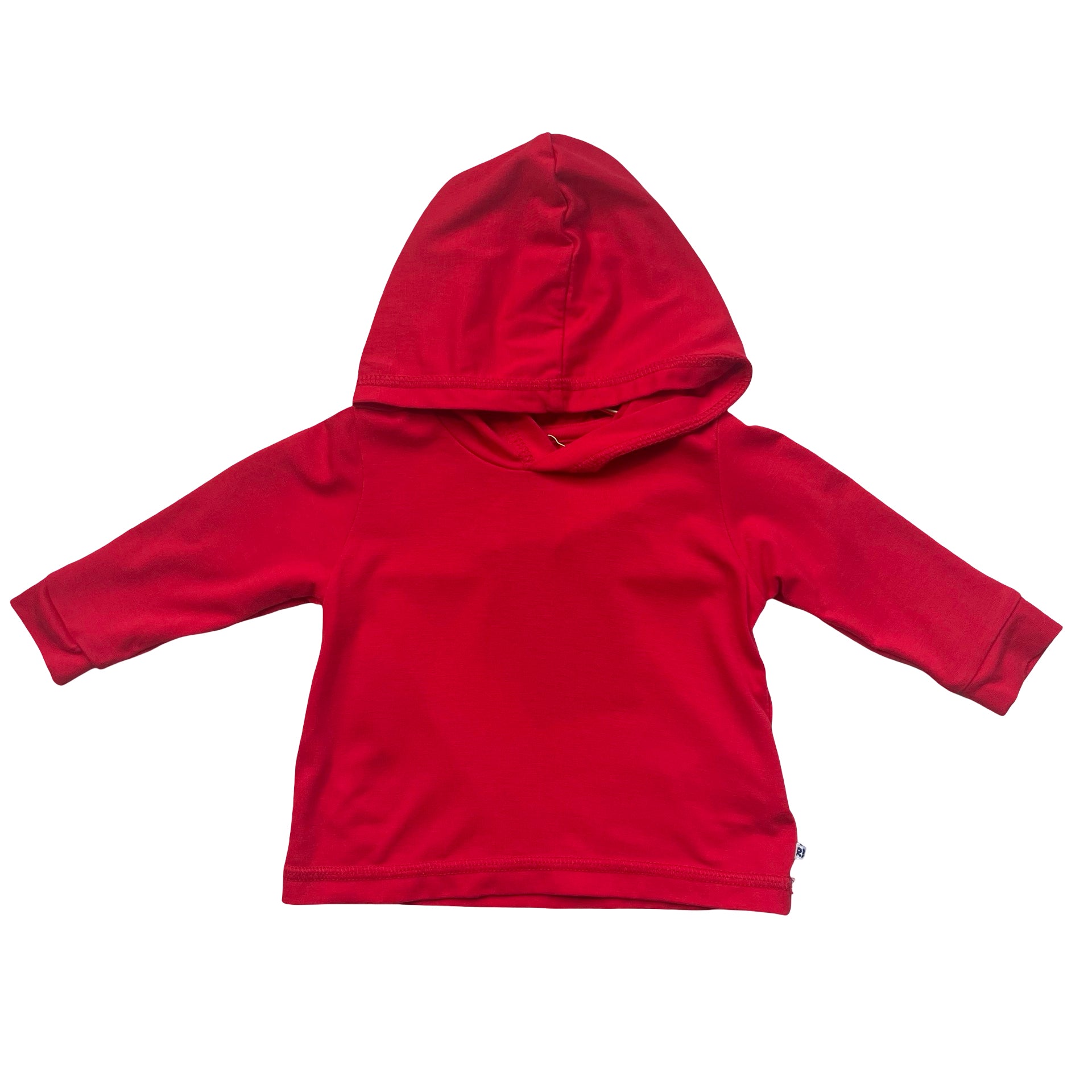 Rugged Butts Red Hooded Shirt - Size 3-6 Mo