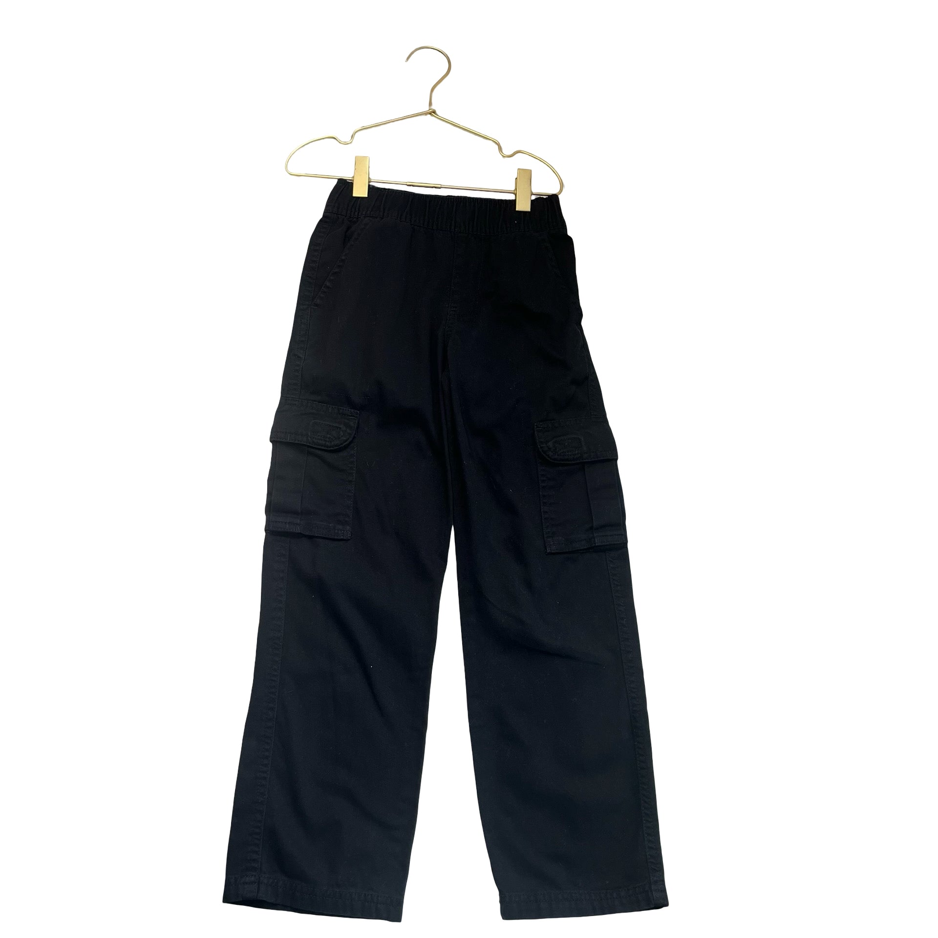 Children's Place Black Cargo Pants - Size 7 Slim