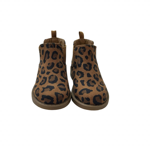 Baby Gap Leopard Print Ankle Boots - Size 5
