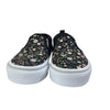Vans Black & Pastel Floral Slip-On Sneakers - Size 11