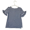 Polo Ralph Lauren Navy & White Striped T-Shirt - Size 5