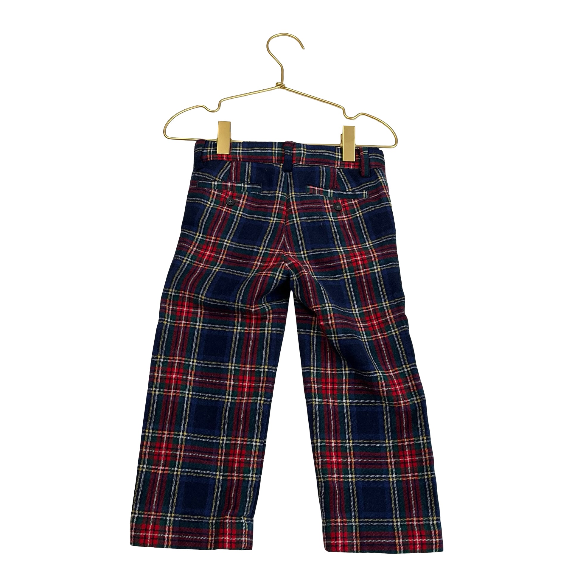 Janie and Jack Lined Tartan Plaid 100% Wool Pants - Size 2T