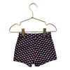 Janie and Jack Navy, White, Red Sailboat Print Cotton Knit Shorts - Size 6-12 Mo