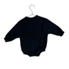 Cat & Jack Black Bat Bubble Romper Bodysuit - Size 18 Mo