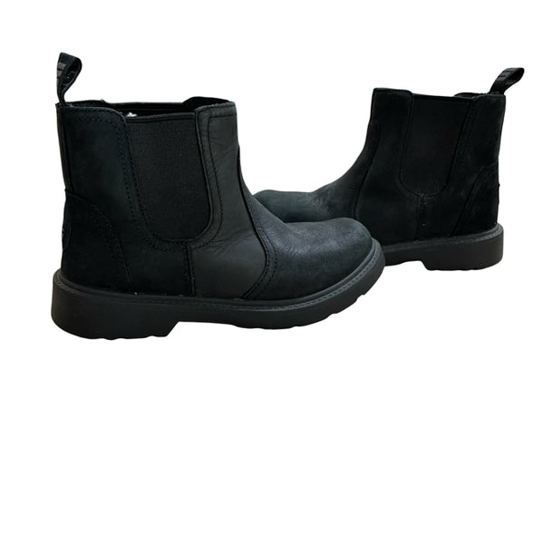 UGG Black Leather Ankle Boots - Size 13