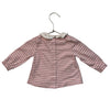 Baby Boden Pink Striped Fall Hedgehog Applique Top - Size 3-6 Mo