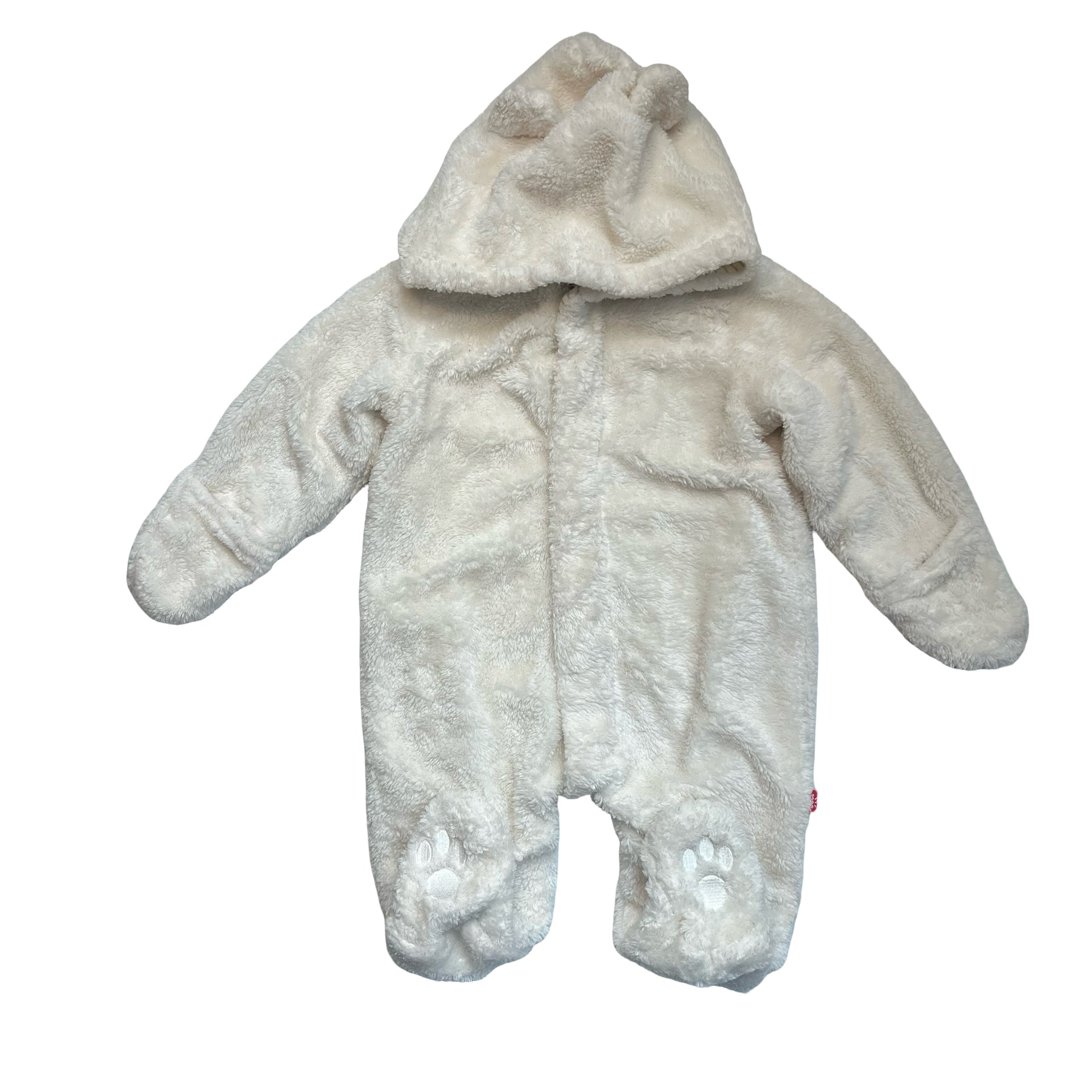 Magnetic Me Ivory Sherpa Bunting - Size 3-6 Mo