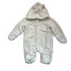 Magnetic Me Ivory Sherpa Bunting - Size 3-6 Mo