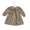 Louis Louise Leopard Print Corduroy Dress - Size 12 Mo