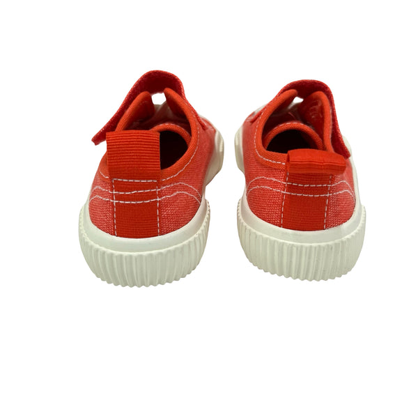 H&M Cherry Red Canvas Sneakers - Size 8.5 (25)