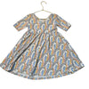 Hanna Andersson Ivory & Pastel Unicorn & Rainbow Print Dress - Size 6-7
