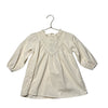 Zara Ivory Corduroy & Eyelet Dress - Size 2