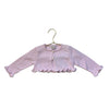 Paz Rodriguez Pink Cropped Cardigan Sweater - Size 18 Mo