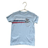 Crewcuts Light Blue Fighter Jet Red, White, Blue T-Shirt - Size XXS 2-3