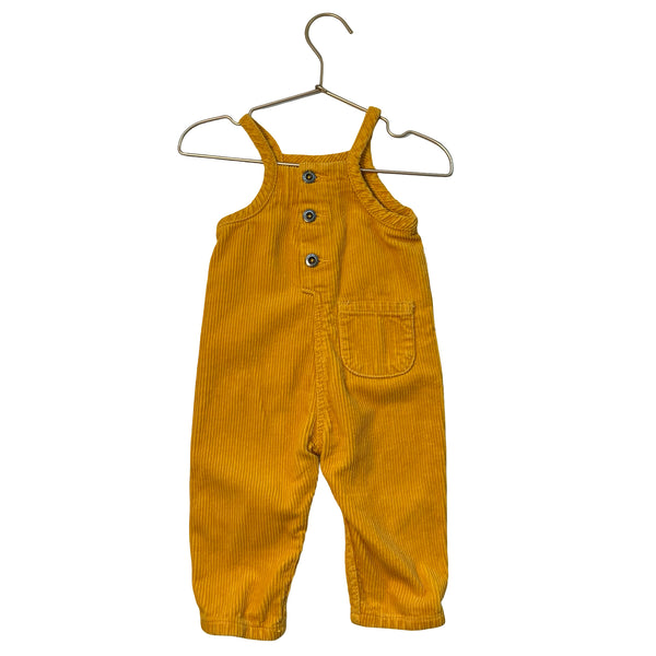Levi's Yellow Corduroy Overalls - Size 12 Mo