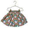 Boden Rainbow Flower Print Shorts - Size 8-9Y