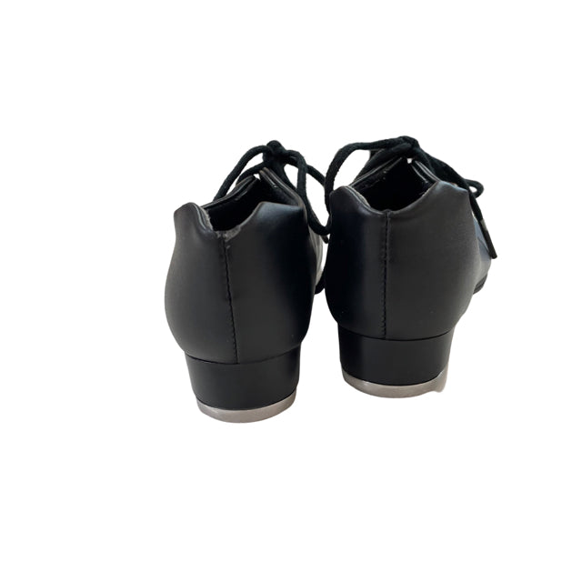 Capezio Black Tie Tap Shoes - Size 10W