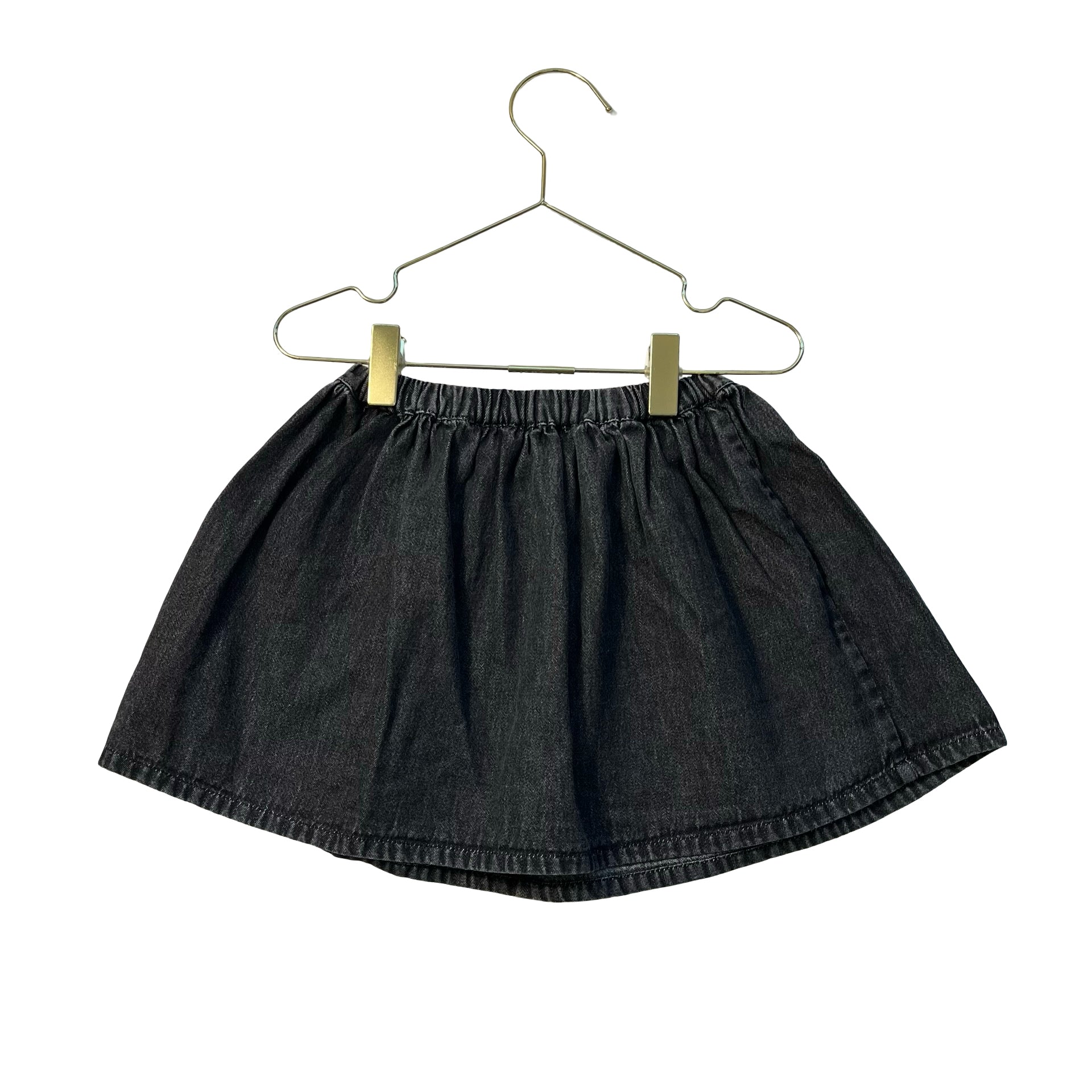 Louis Louise Black Denim Skirt - Size 4