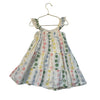 Janie and Jack Pale Yellow & Multi-Color Flower Print Dress - Size 3