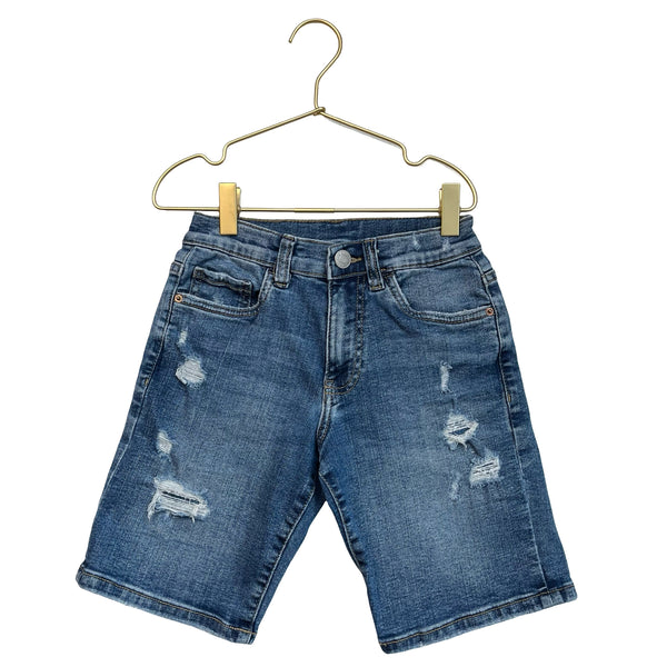 Zara Distressed Denim Jean Shorts - Size 8