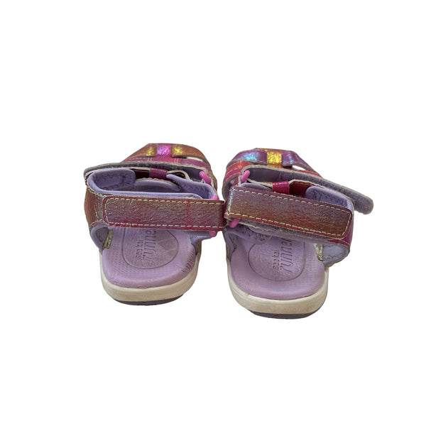 See Kai Run Lavender, Pink, Orange Metallic Sandals - Size 9