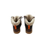 Baby Gap Faux Sherpa-Lined Dark Gray Flannel & Faux Leather Boots - Size 8