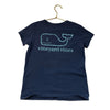 Vineyard Vines Navy & Blue Logo Tee - Size M 10-12