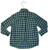 Vineyard Vines Blue, Green, Navy Plaid Button Down 'Whale Shirt' - Size 2T