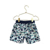 Cat & Jack Ivory, Navy, Green Palm Tree Print Swim Shorts - Size 4T