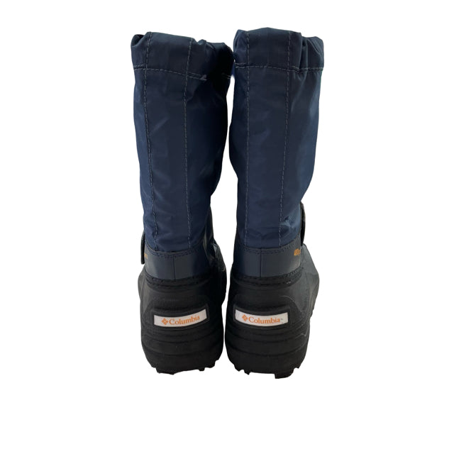 Columbia Navy & Black Winter Boots - Size 2Y Big Kids