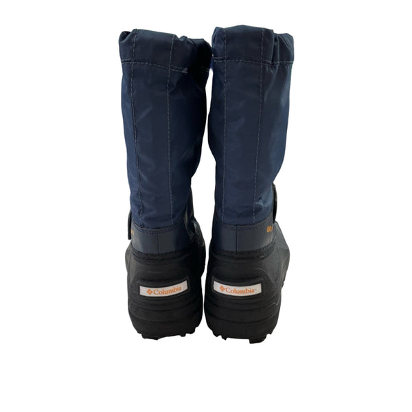 Columbia Navy & Black Winter Boots - Size 2Y Big Kids