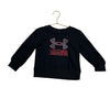 Under Armour Black & Red Logo Sweatshirt - Size 18 Mo