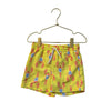 Janie and Jack Yellow Lobster Print Swim Shorts - Size 3