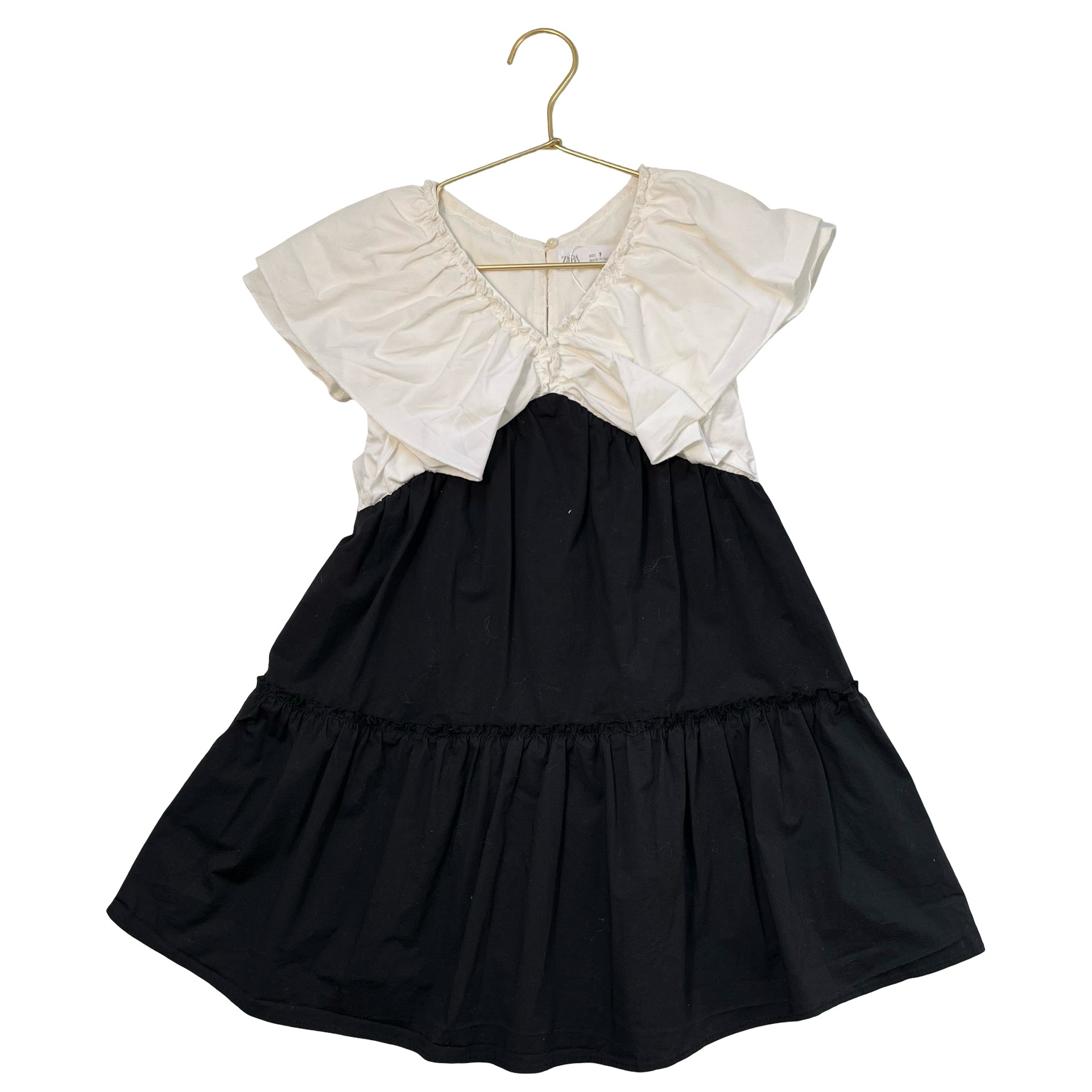 Zara Black & Ivory Dress - Size 7