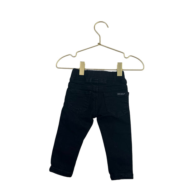 Little Bipsy Black Denim Jeans - Size 3-6 Mo