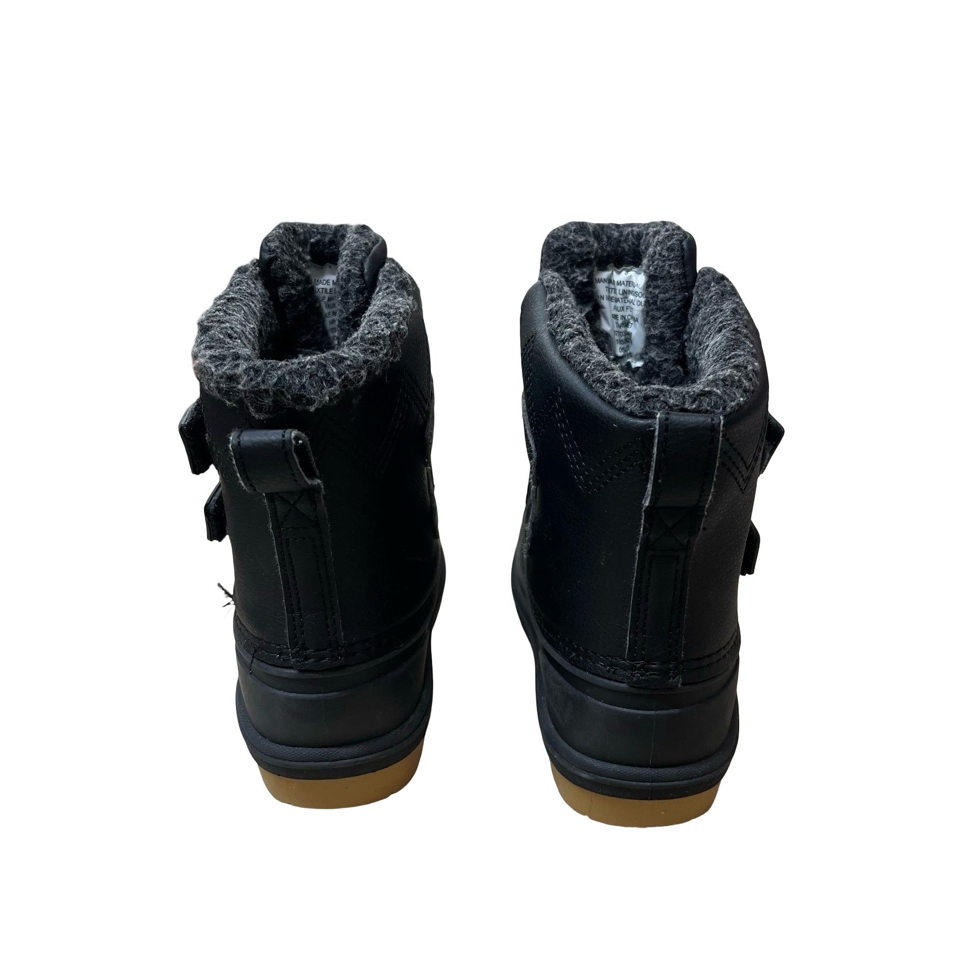 Cat & Jack Black Winter Boots - Size 8