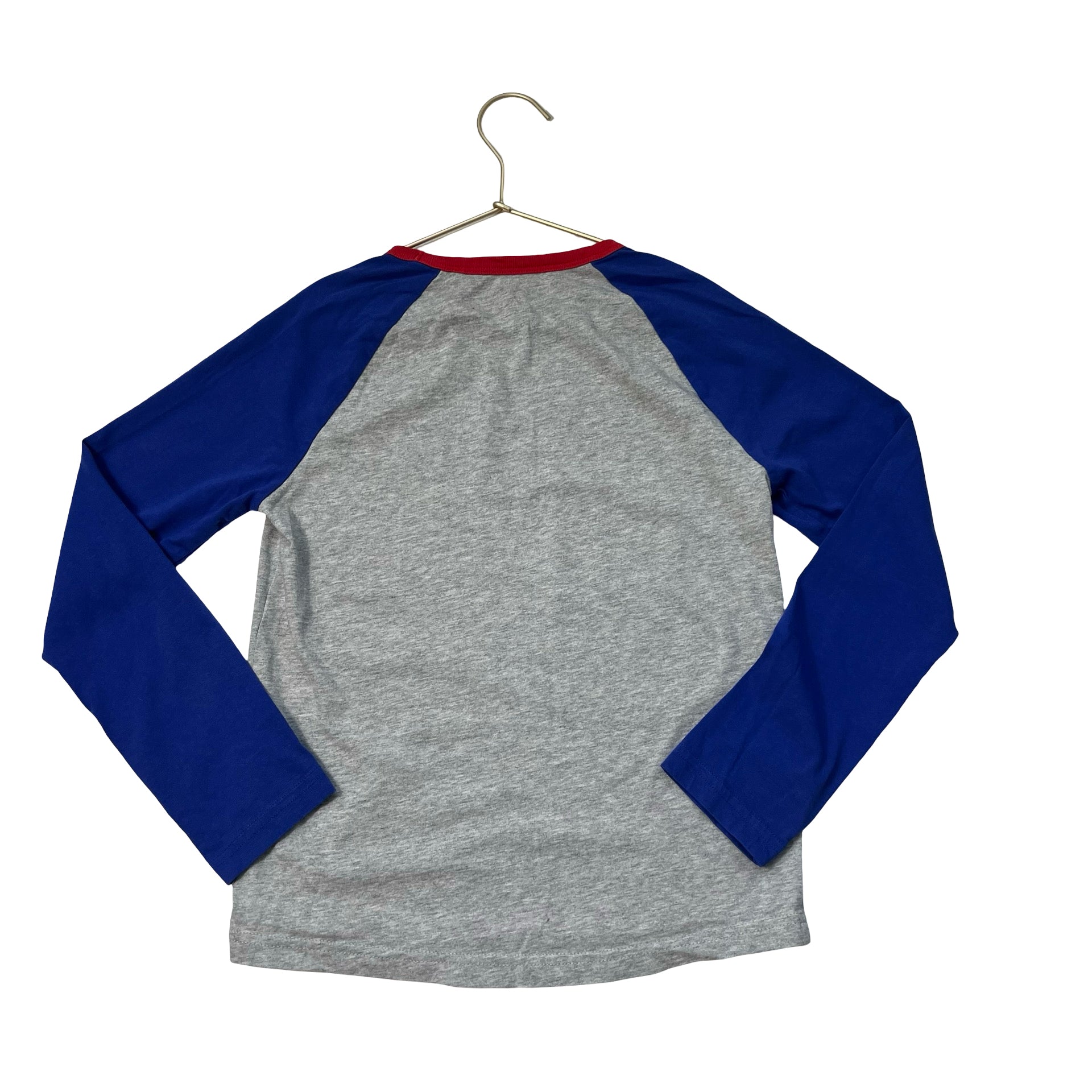Mini Boden Gray & Blue 'Make Some Noise' Shirt - Size 9-10Y