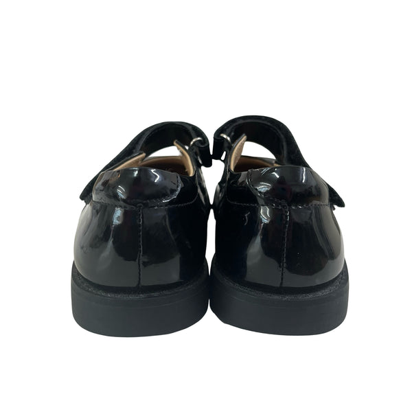 Elephantito Black Patent Leather Shoes - Size 12