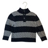 Hanna Andersson Black & Gray Cotton Cable-Knit Quarter-Button Sweater - 100 (4)