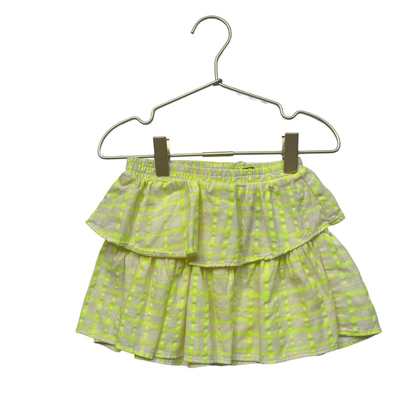 Rockets of Awesome Yellow & Neon Windowpane Skirt - Size 2