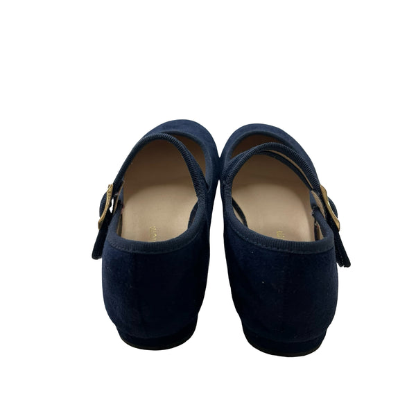 Hehainom Navy Faux Suede Shoes - Size 12