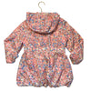 M&S Flower Print Hooded Windbreaker Jacket - Size 6-7