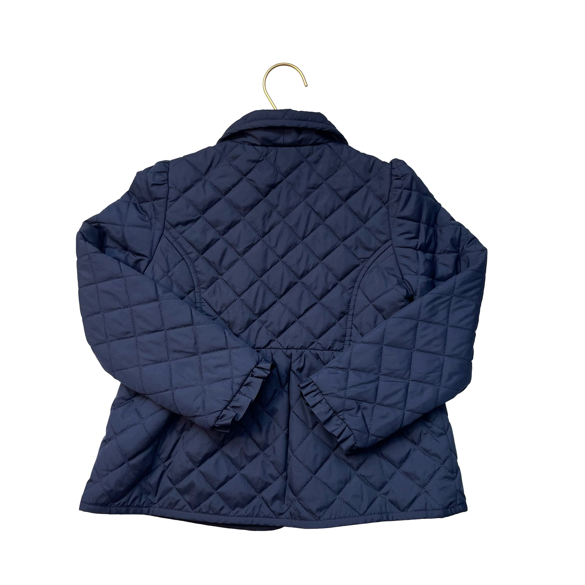 Janie and Jack Navy Quilted Jacket - Size 5-6