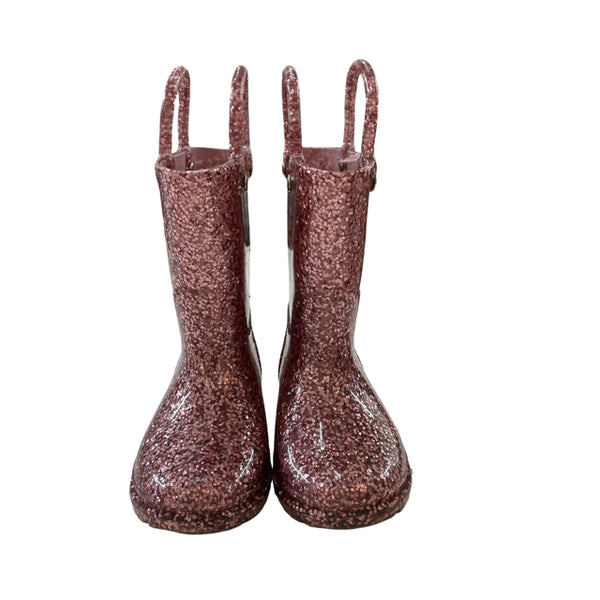 Western Chief Pink Glitter Rain Boots - Size 5