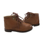 Janie and Jack Brown Leather Tie Ankle Boots - Size 9