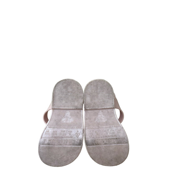 Mini Melissa Pink Bow Sandals - Size 5