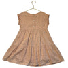 Buho Peach Check, Flower, Dot Print Dress - Size 6Y