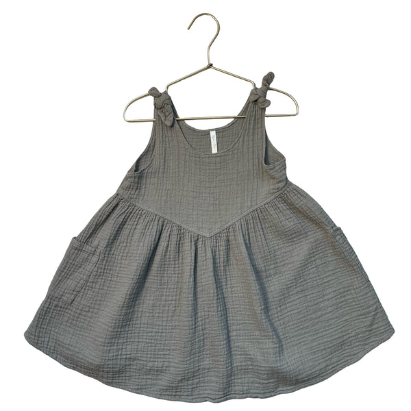 Rylee & Cru Sage Green Cotton Gauze Dress - Size 4-5Y